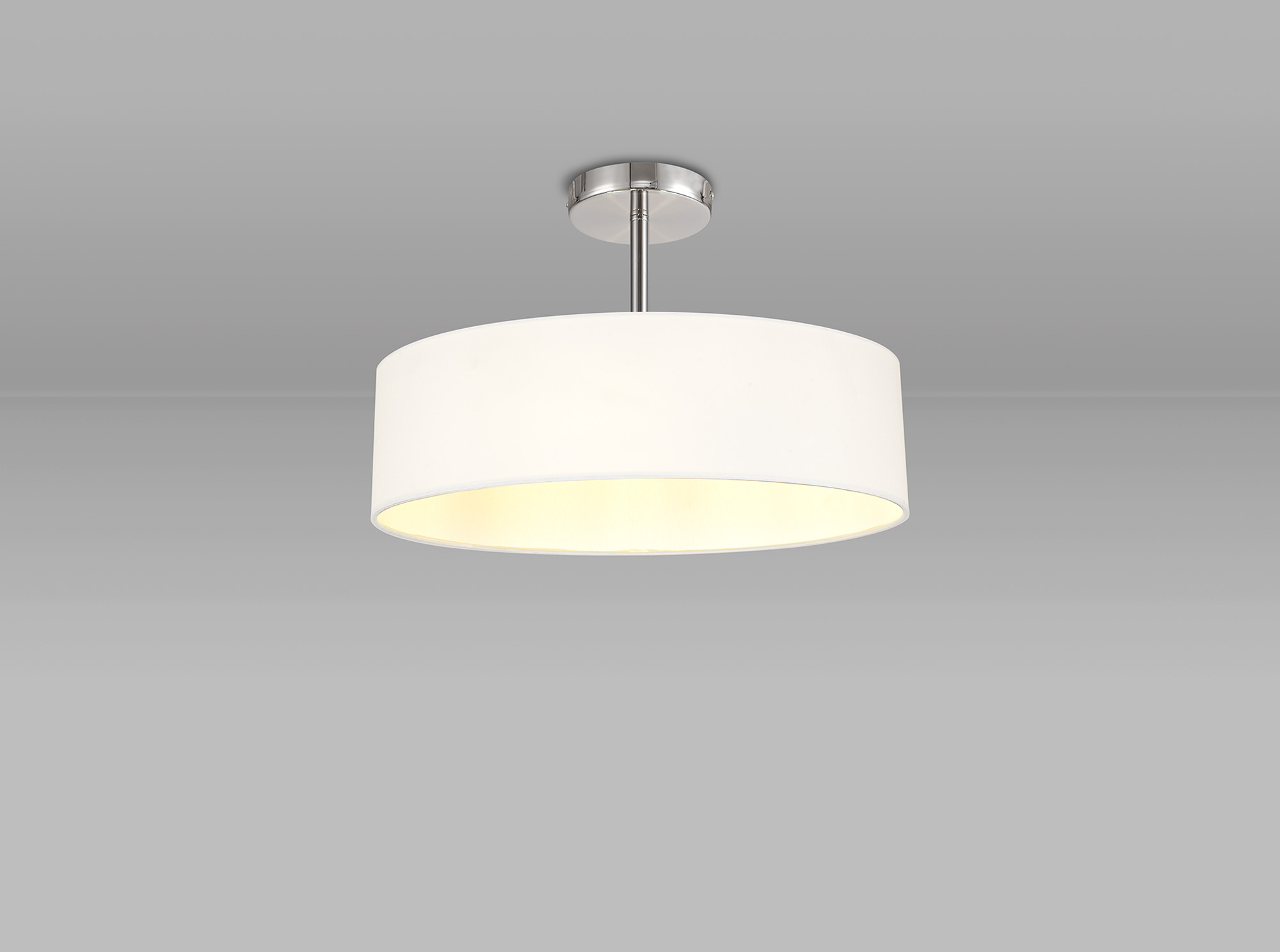 Baymont CH WH Ceiling Lights Deco Semi Flush Fittings Baymont CH WH Ceiling Lights Deco Semi Flush Fittings
